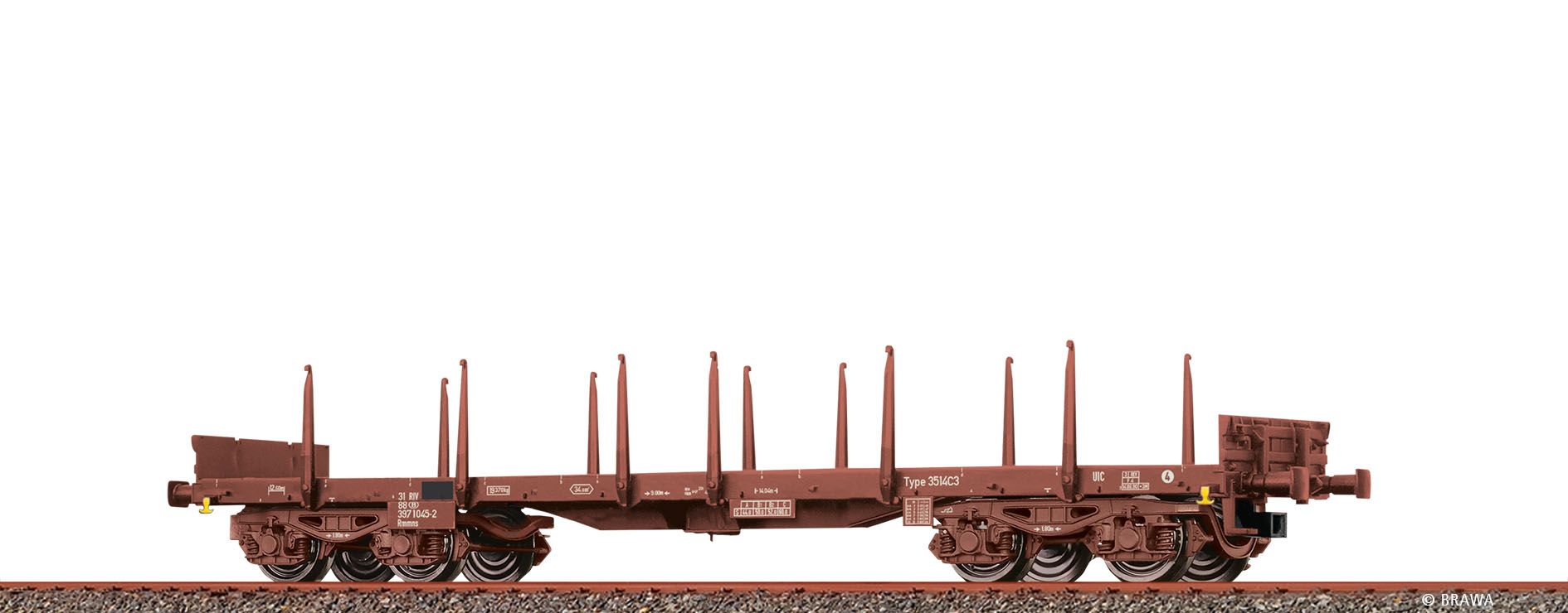 47124 Brawa - H0 G�W Rmmns SNCB, IV - Spur H0