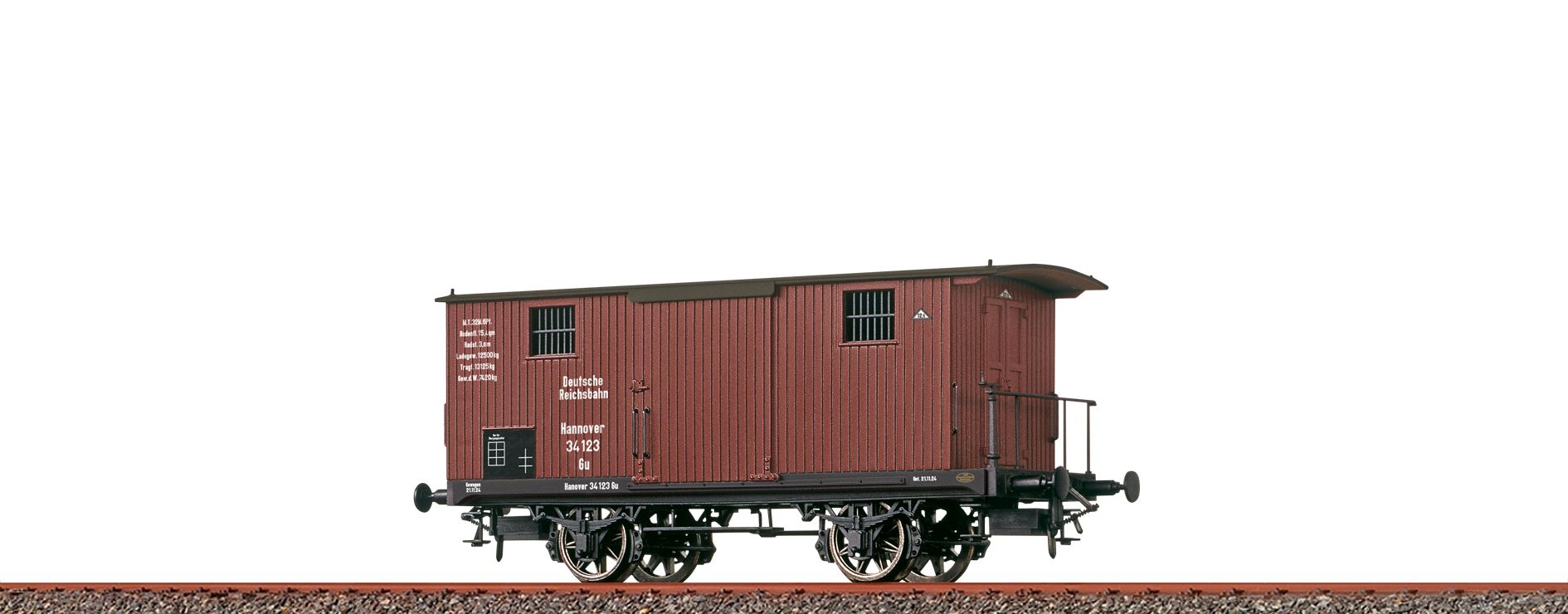 47728 Brawa - H0 G�W Gu DRG II - Spur H0