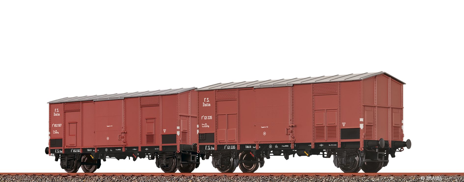 48572 Brawa - H0 G�W Fc FS II - Spur H0