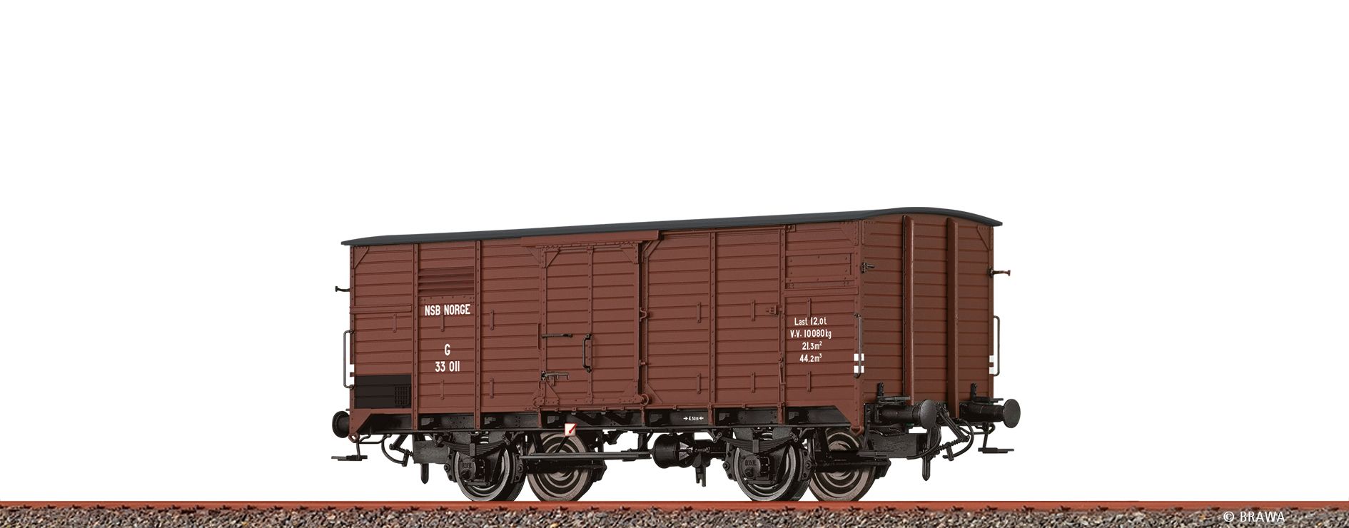 49885 Brawa - H0 G�W G NSB III - Spur H0