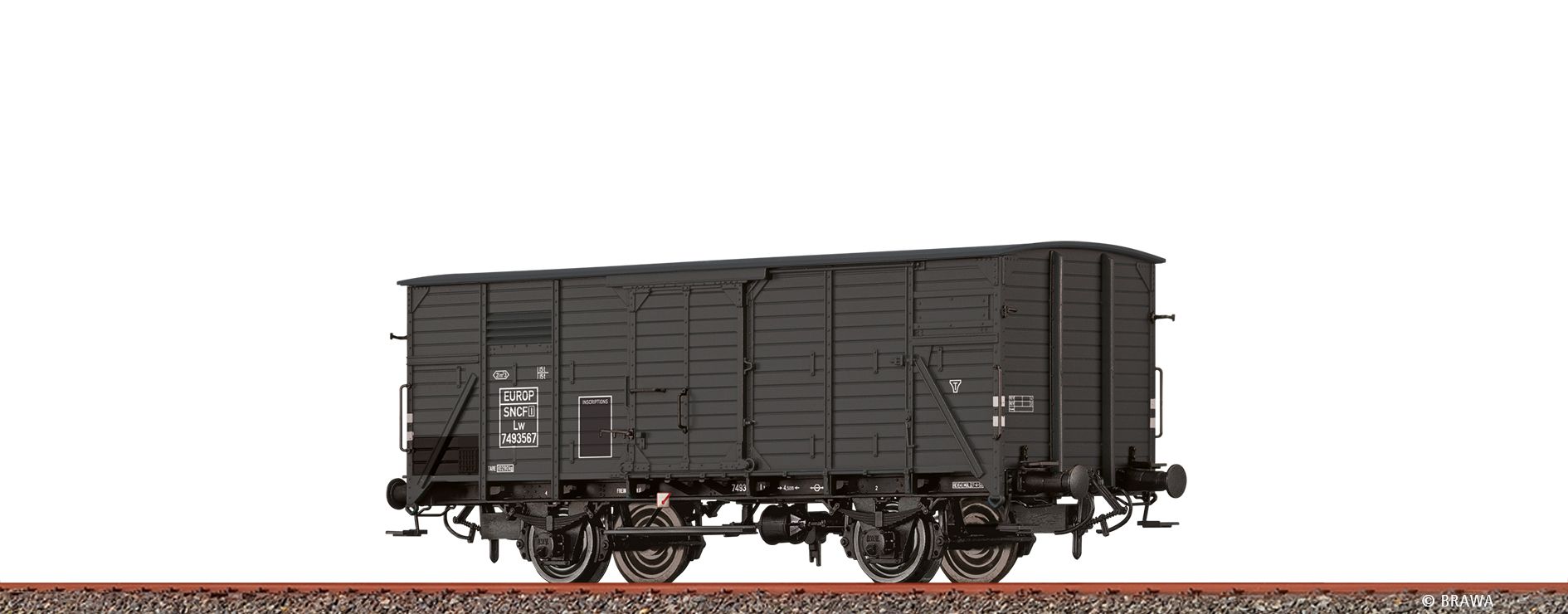 49888 Brawa - H0 G�W Lw SNCF III - Spur H0