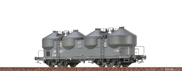 50308 Brawa - H0 Staubbeh�lterwagen Uacs 946 Saarfeldspatwerke - Spur H0