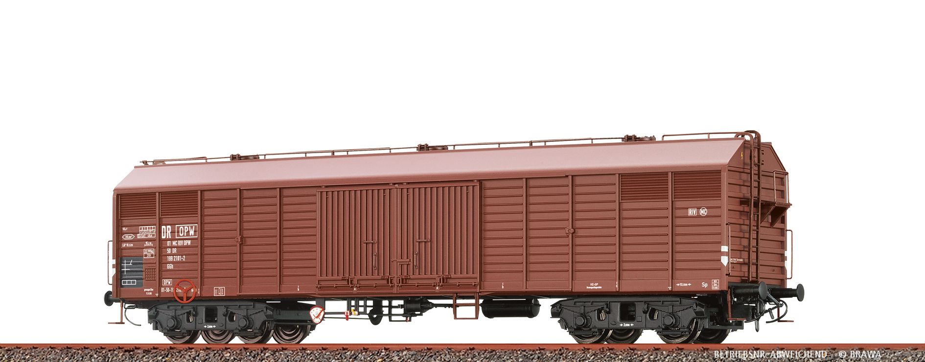 50407 Brawa - H0 G�W GGh DR IV - Spur H0