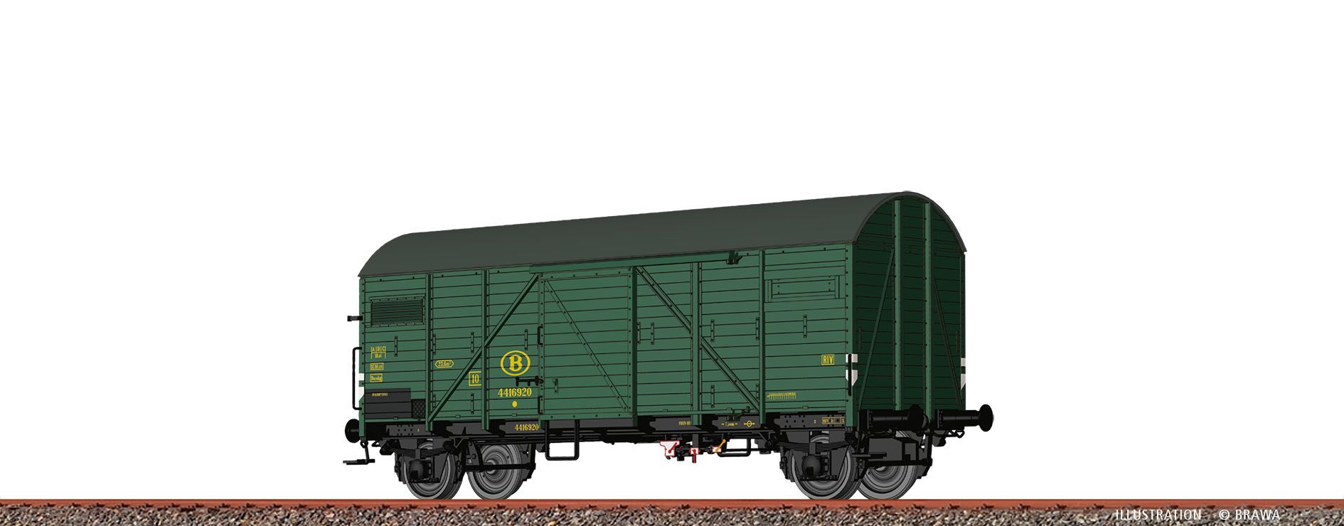 50731 Brawa - H0 G�W  SNCB III - Spur H0
