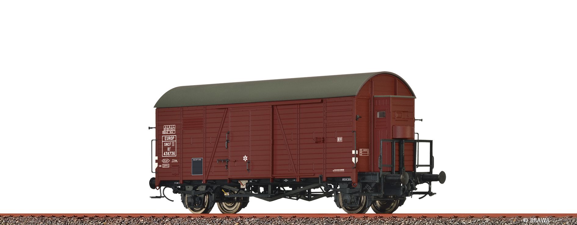 50750 Brawa - H0 G�W Kf SNCF III - Spur H0
