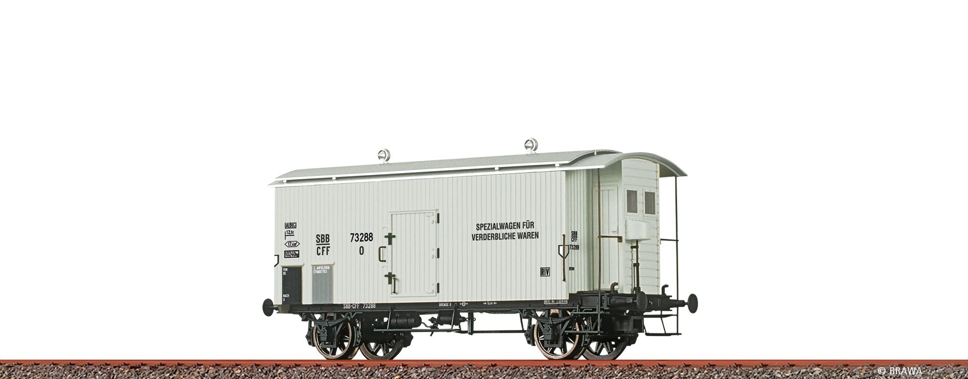 50780 Brawa - H0 G�W O SBB III - Spur H0