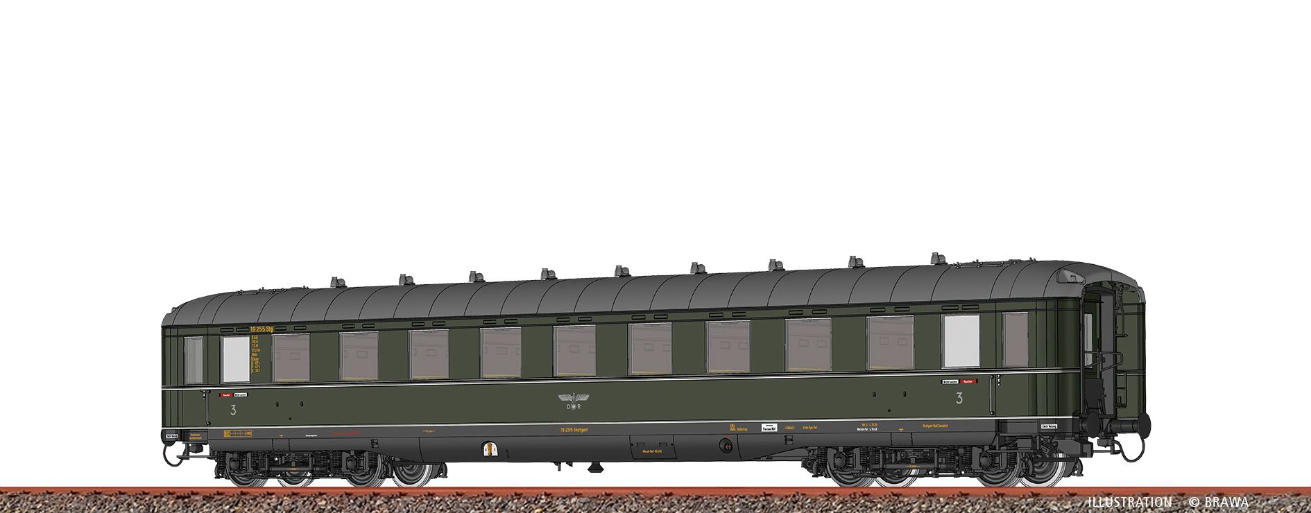 51025 Brawa - H0 PEW C4i DRG II - Spur H0