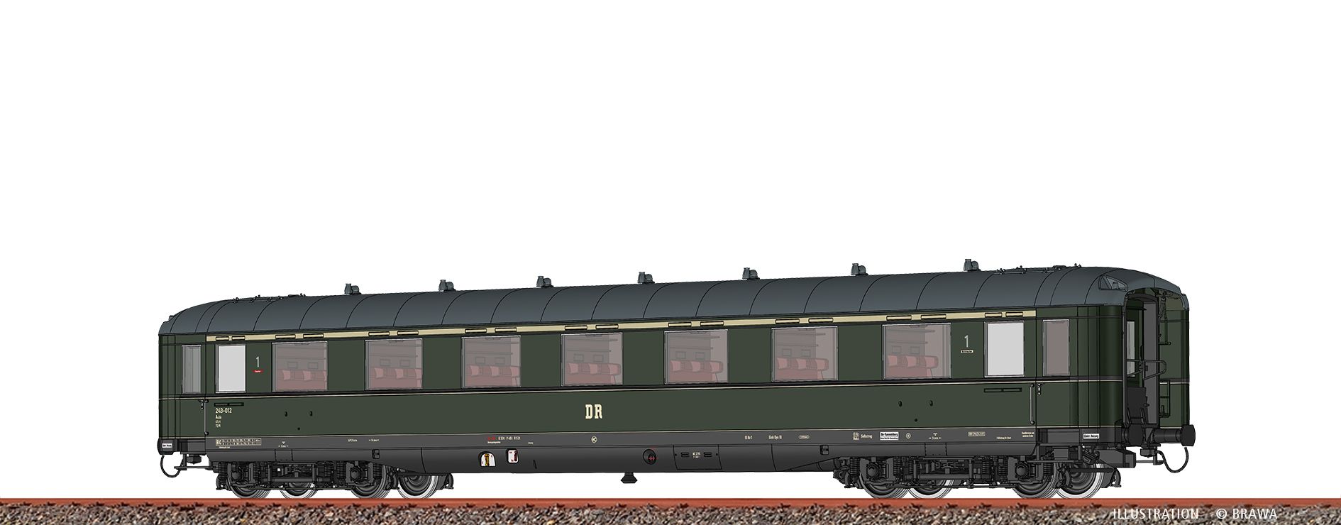 51063 Brawa - H0 PEW A4�e DR III - Spur H0