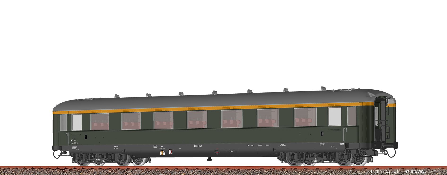 51102 Brawa - H0 PEW A4�h �BB III - Spur H0