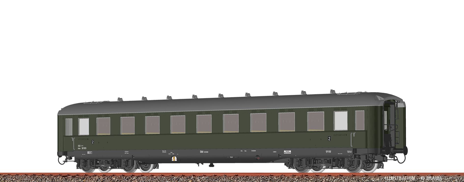 51105 Brawa - H0 PEW B4�h �BB III - Spur H0