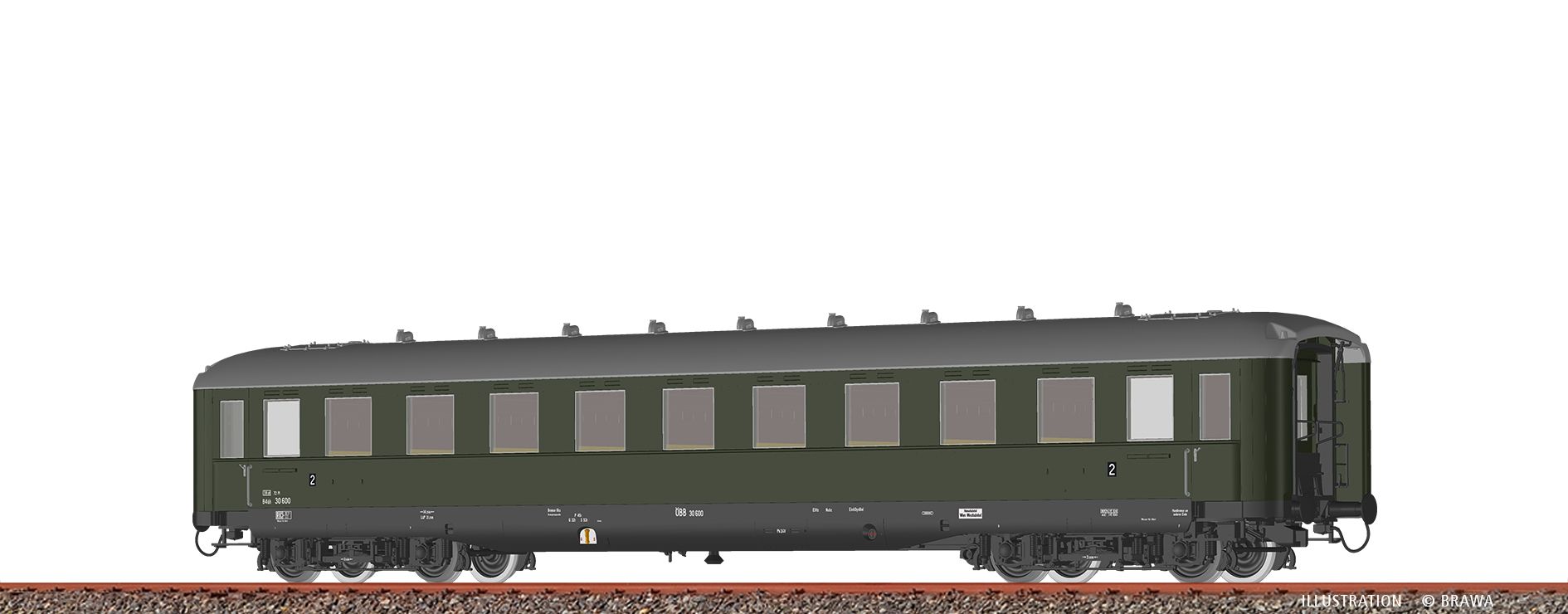 51106 Brawa - H0 PEW B4�h �BB III - Spur H0