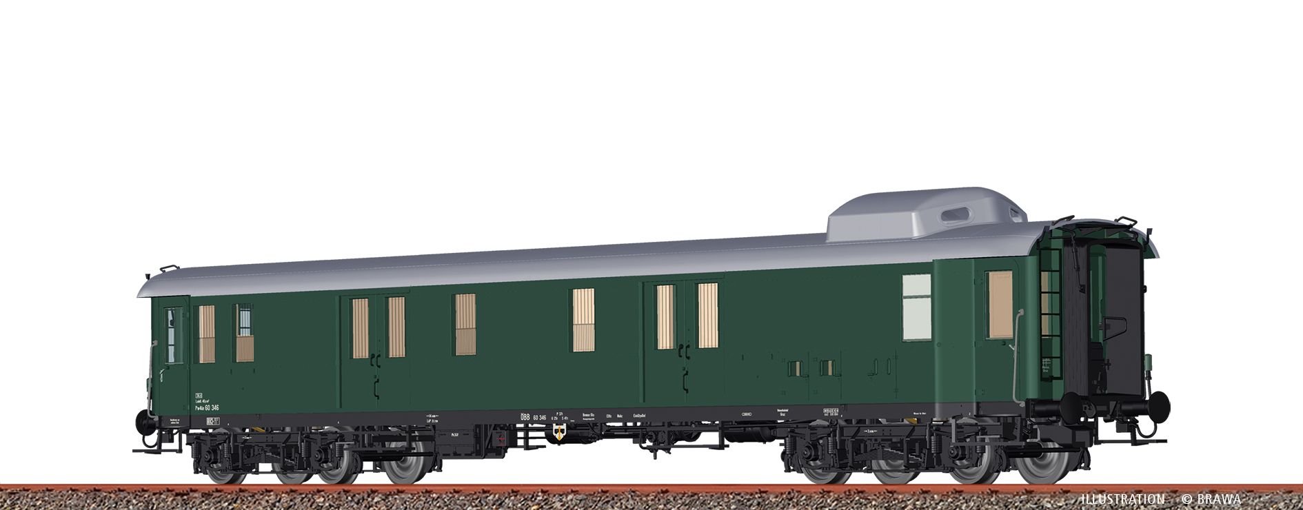 58302 Brawa - H0 PWG D4�e �BB, III - Spur H0