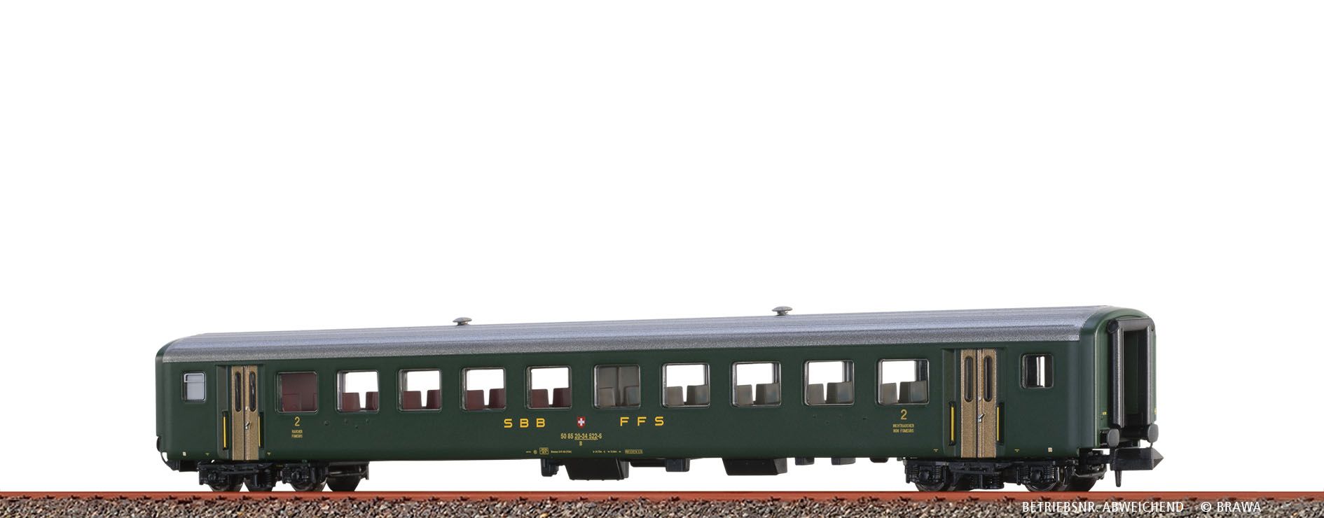 65239 Brawa - N PEW B SBB III - Spur N