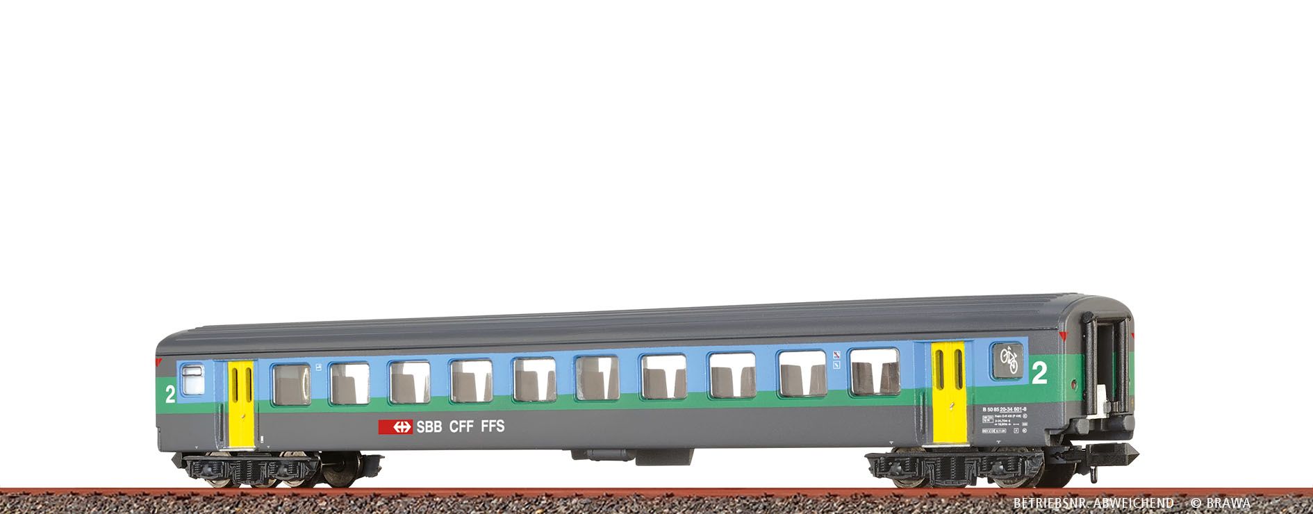 65242 Brawa - N PEW B SBB IV - Spur N