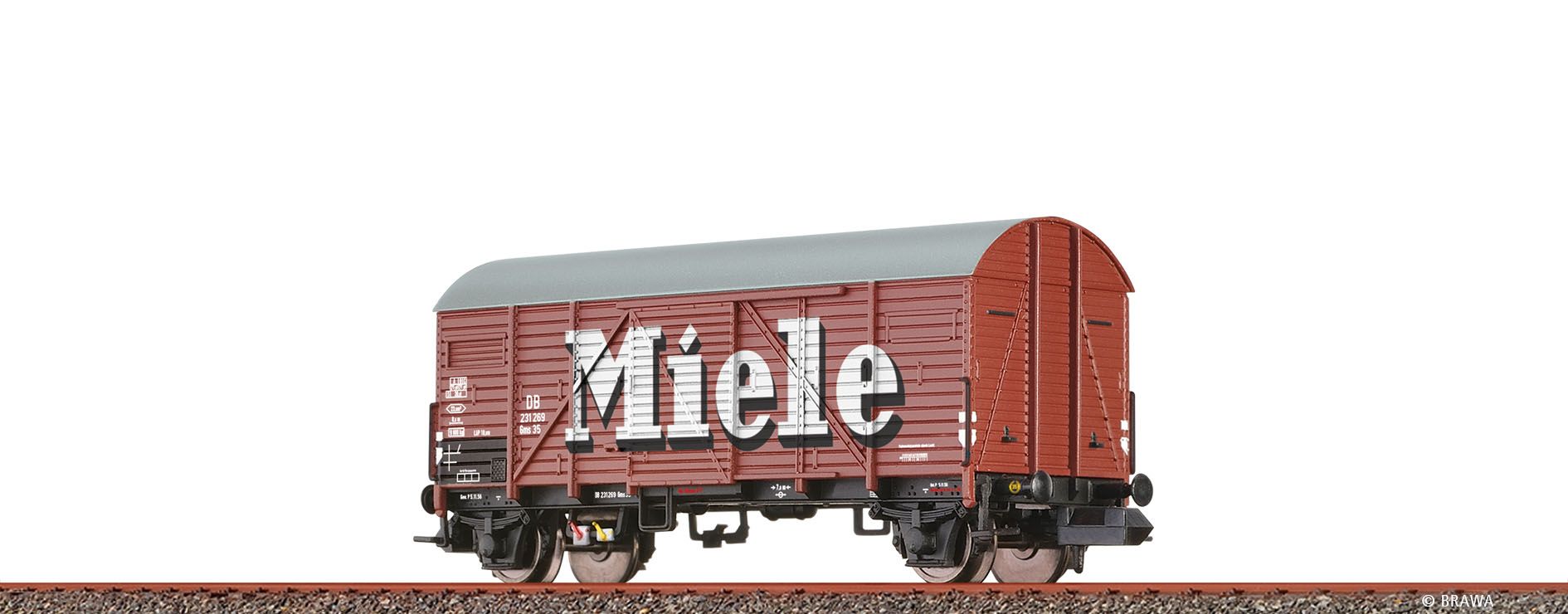 Covered freight car Gms35 "Miele", DB.