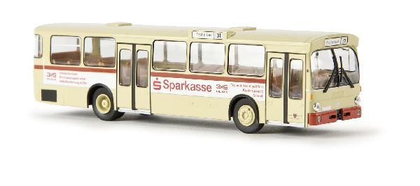 50729 Brekina - Mercedes O 305 Karlsruhe / Sparkasse, - 1:87