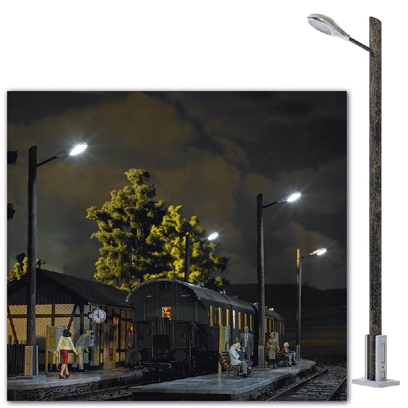 10800 Busch - Lampe mit Holzmast 0 - Spur 0