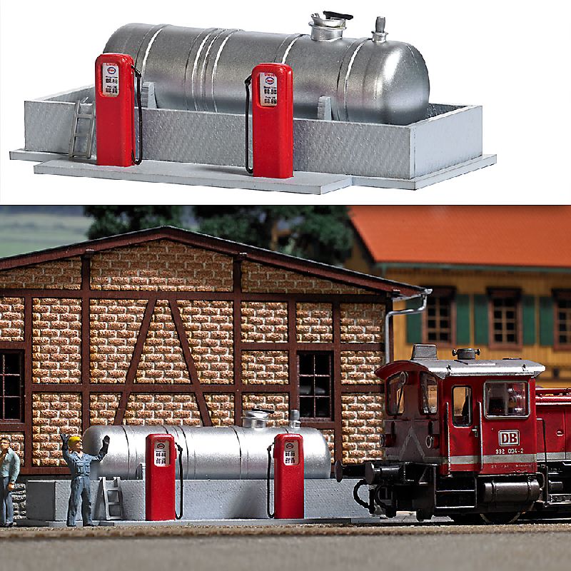 1158 Busch - BW-Tankstelle H0 - Spur H0