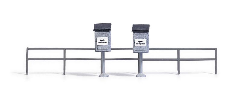 1626 Busch - Signalfernsprecher Holz H0 - Spur H0