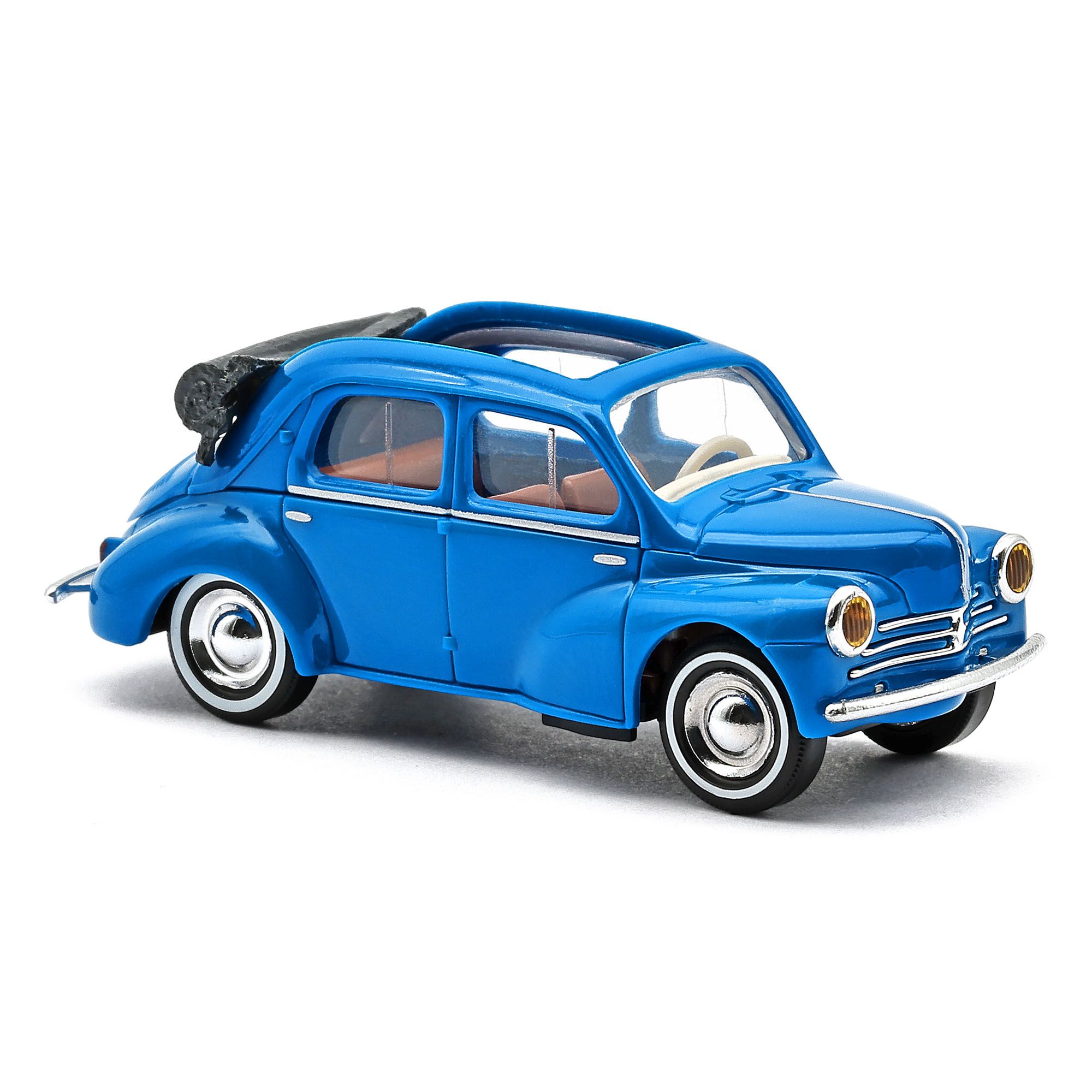 46571 Busch - Renault 4 CV Cabrio, Blau - 1:87