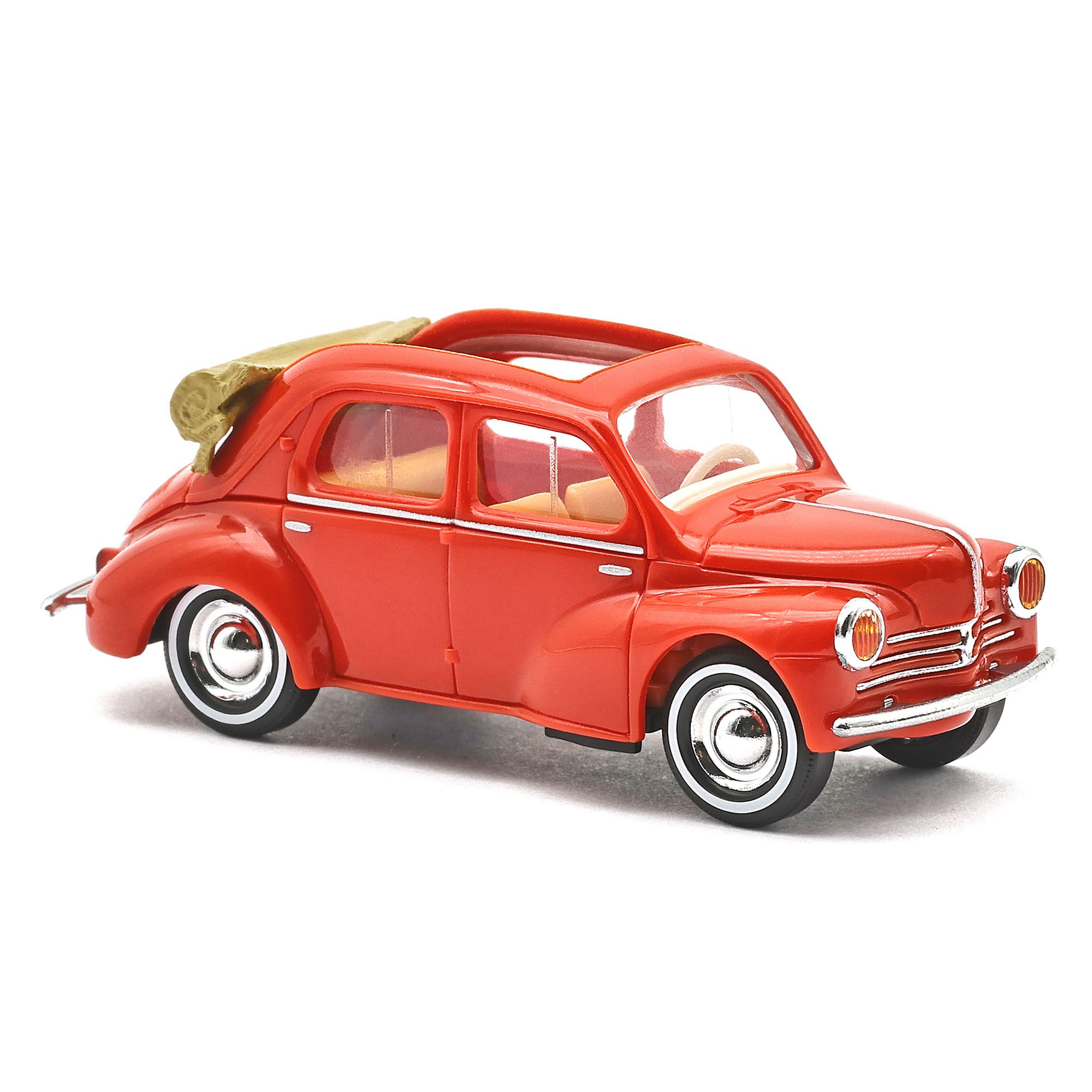 46573 Busch - Renault 4CV Cabrio rotbraun - 1:87