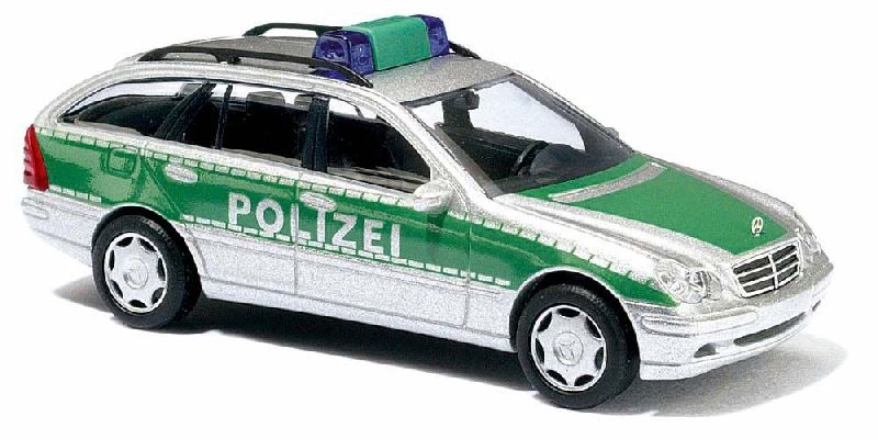 49163 Busch - Mercedes C/T Polizei - 1:87