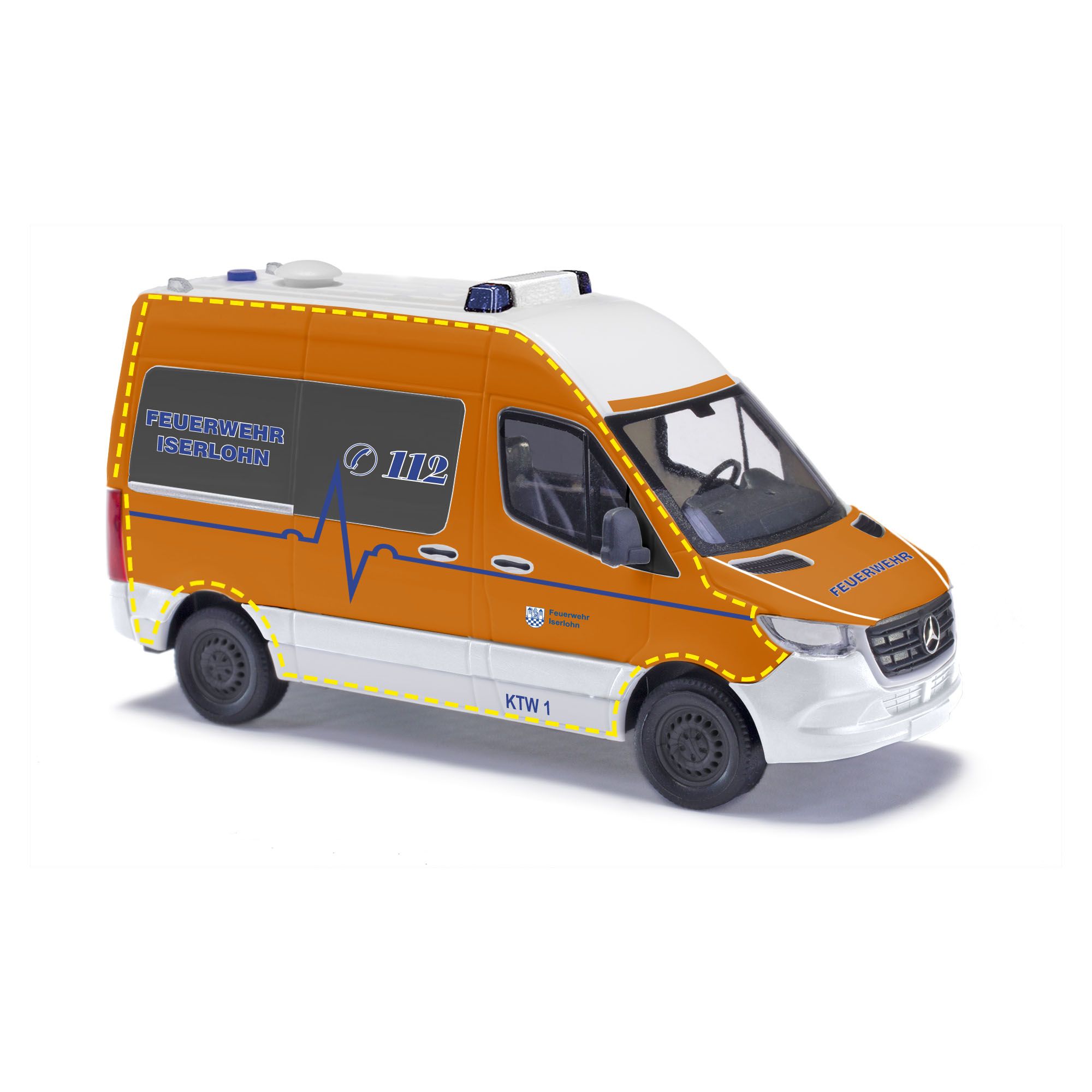 54061 Busch - MB Sprinter, FW Iserlohn - 1:87