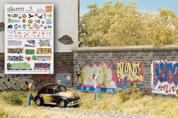 6035 Busch - Graffiti zum Anreiben H0/N/TT - allgemein