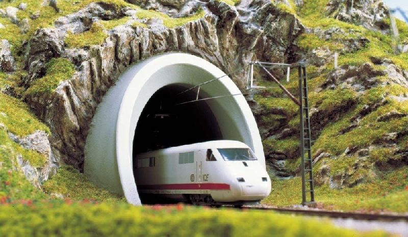 7020 Busch - H0 ICE-Tunnelportal 1-gleisig, 1 Stück - Spur H0