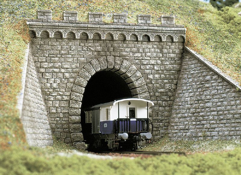 7022 Busch - Tunnelportal 1-gl H0 - Spur H0