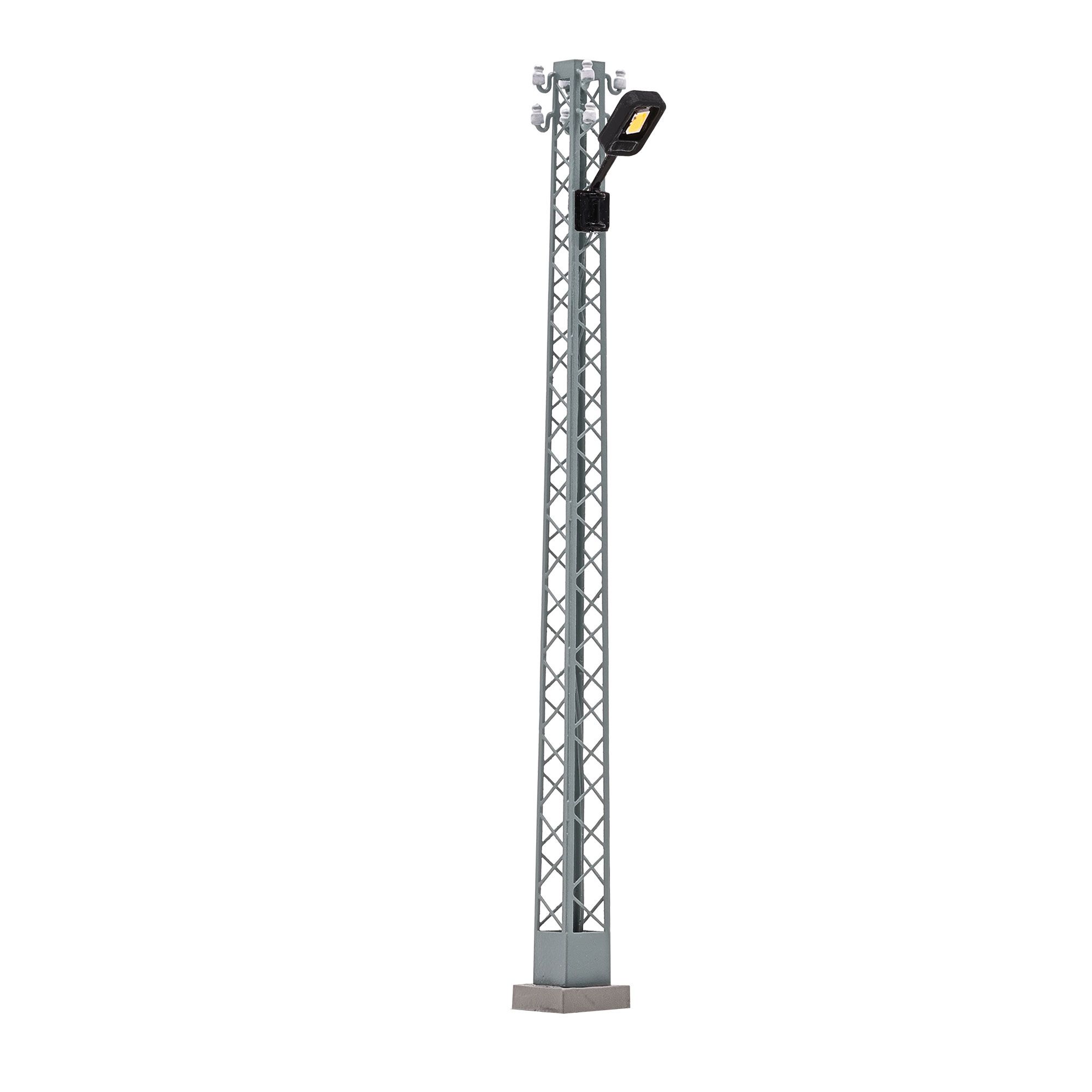 8724 Busch - Gittermastleuchte gelb eckig - Spur TT