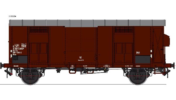 Typ Ghms, Ep. IIIb, EUROP, ab 1965, RAL 3009