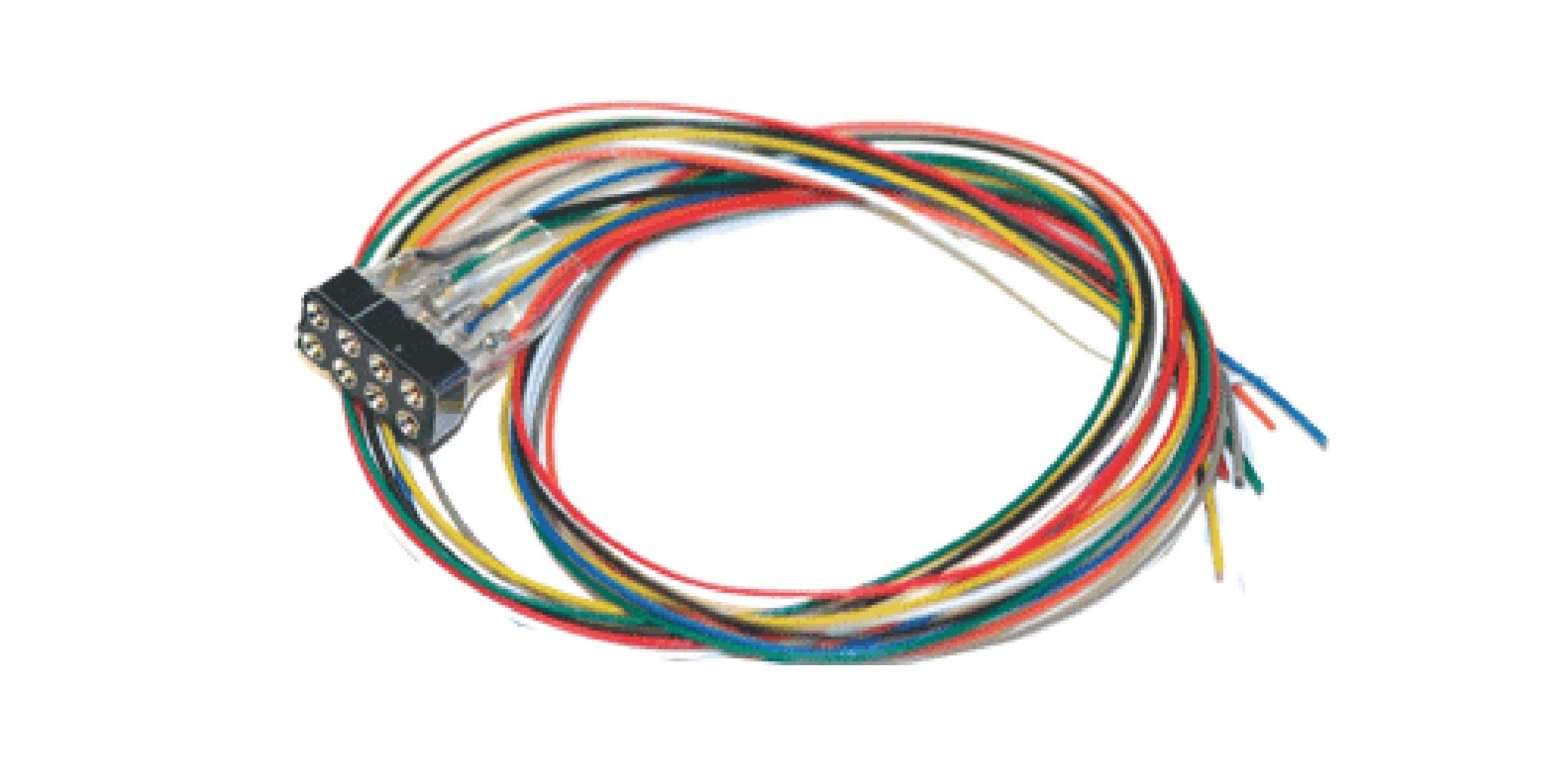 51950 ESU - Kabelsatz mit 8-poliger Buchse nach NEM 652, DCC Kabelfarben - allgemein