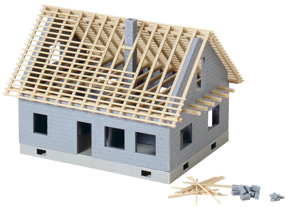 130303 Faller - Einfamilienhaus im Bau - Spur H0