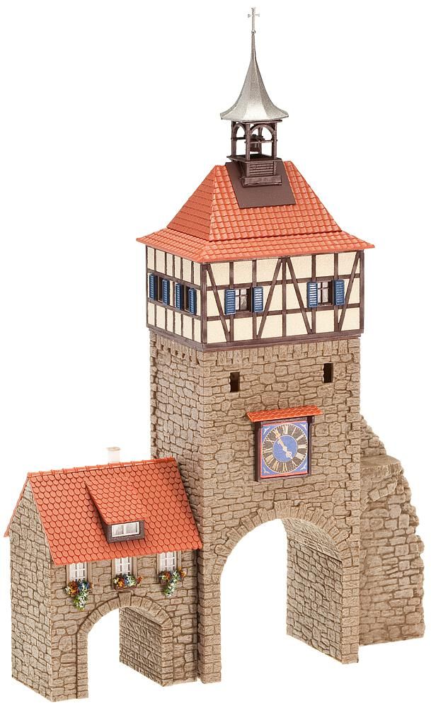 130406 Faller - Stadttor mit Torhaus - Spur H0