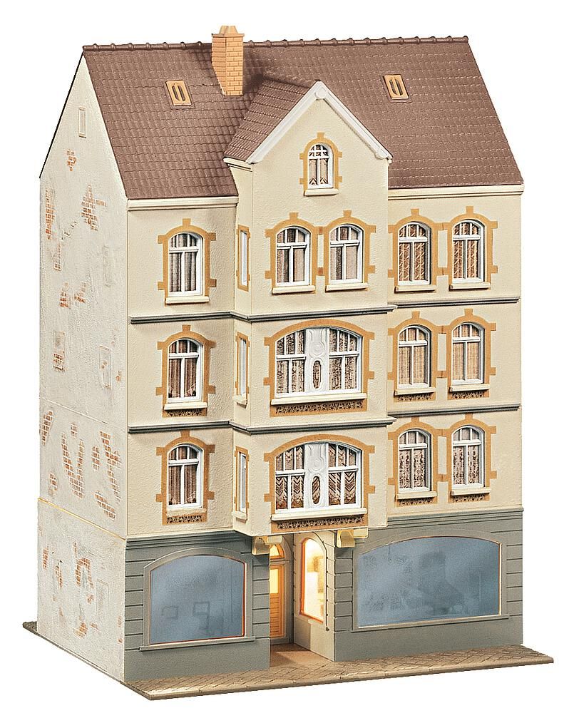 130447 Faller - Stadthaus mit Kneipe - Spur H0
