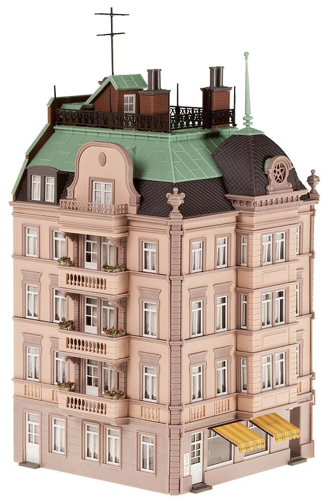 130918 Faller - Stadtendhaus Goethestra�e 88 - Spur H0