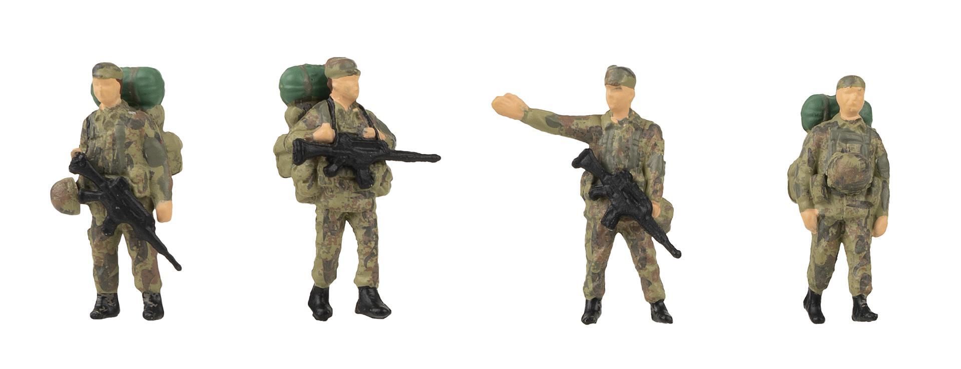 151753 Faller - Soldaten mit Gep�ck - Spur H0