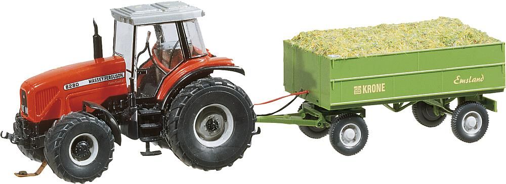 161536 Faller - MF Traktor mit Anhänger (WIKI - Spur H0