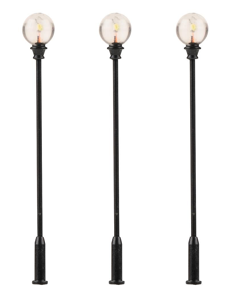180113 Faller - LED-Parklaterne, Kugel-Aufsat - Spur H0