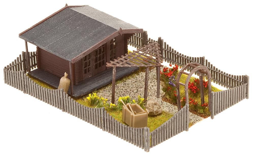 180491 Faller - Schrebergarten mit Gartenlaub - Spur H0