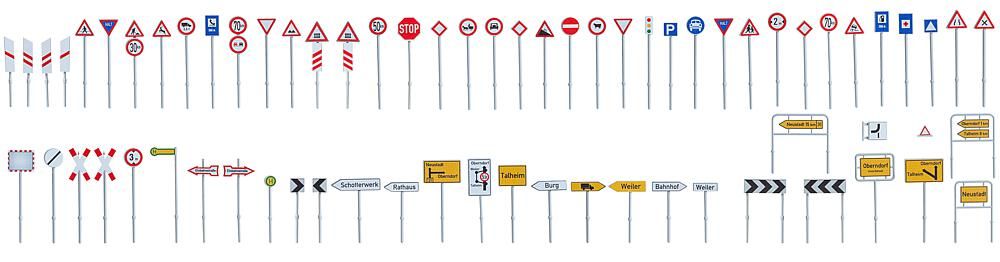 180534 Faller - Verkehrsschilder-Set - Spur H0