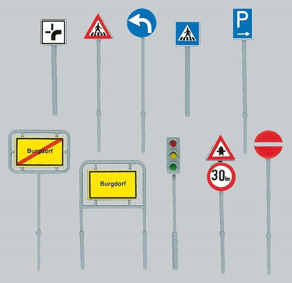 180541 Faller - Verkehrsschilder-Set - Spur H0