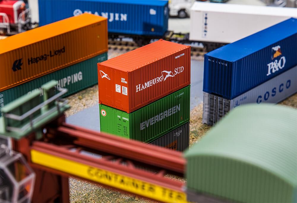180822 Faller - 20' Container HAMBURG S�D - Spur H0