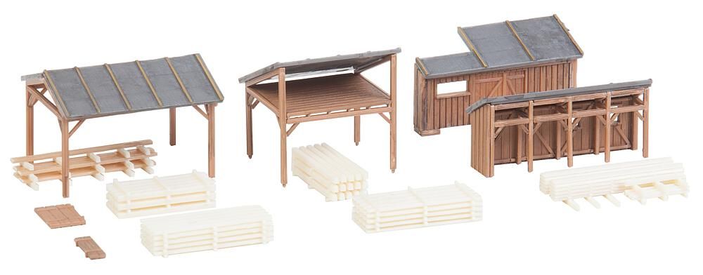 232373 Faller - Holzlagerschuppen - Spur N