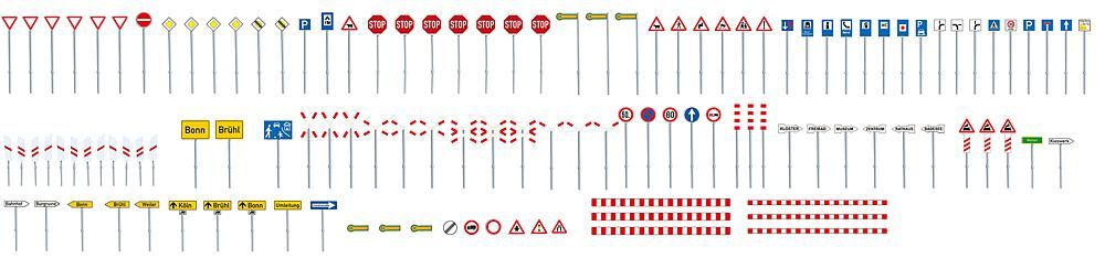 272449 Faller - Verkehrsschilder-Set - Spur N