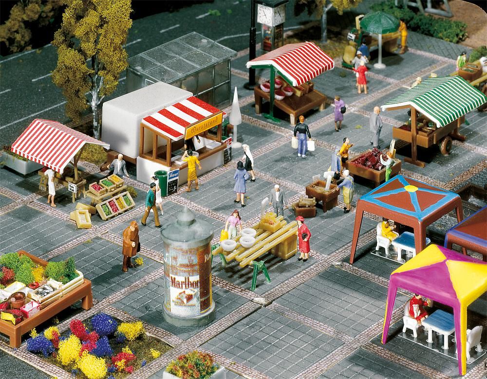 272533 Faller - Wochenmarkt - Spur N