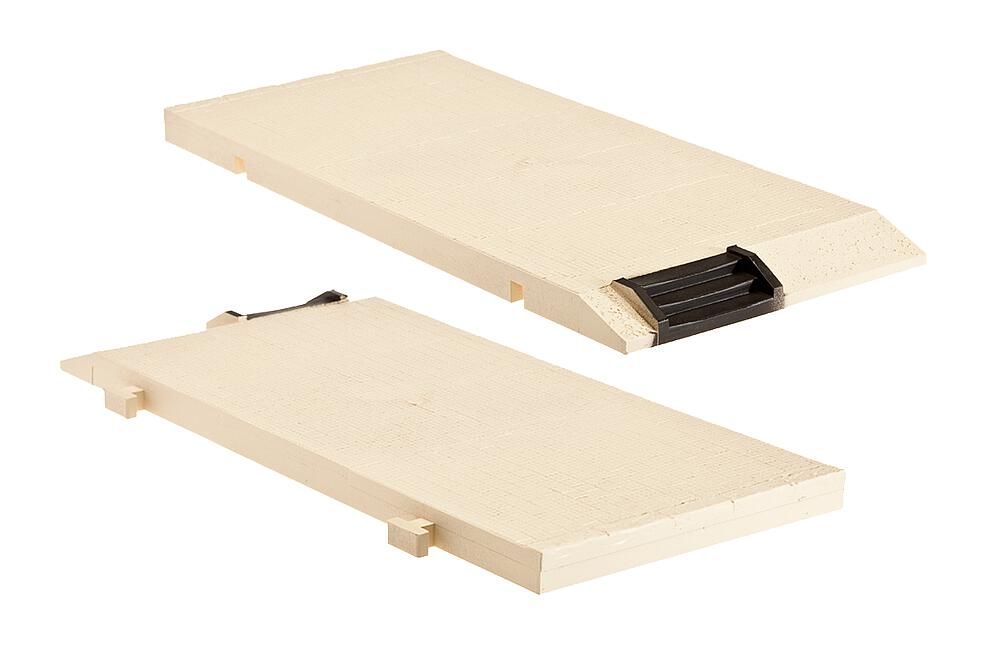 330904 Faller - Bahnhofsgrundplatten-Set - Spur 2m / G