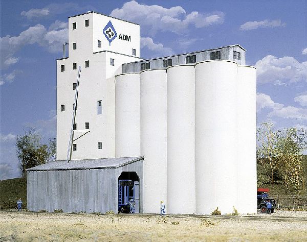 533022 Faller - Getreidesilo, Betonoptik - Spur H0