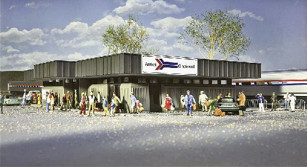 533038 Faller - Bahnhof Amtrak Station - Spur H0